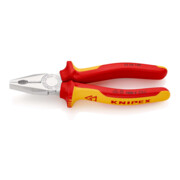KNIPEX Combinatietang verchroomd geïsoleerd met meer-component hulzen, VDE-getest