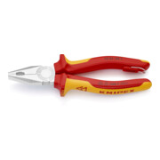 KNIPEX 03 06 180 T Combinatietang verchroomd VDE 180 mm