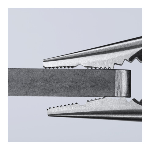KNIPEX 08 21 145 Spitz-Kombizange mit Kunststoff überzogen schwarz atramentiert 145 mm