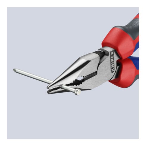 KNIPEX 08 22 145 Puntige Combinatietang zwart geatramenteerd 145 mm