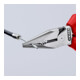 KNIPEX 08 22 145 Spitz-Kombizange mit Comfort-Griffen schwarz atramentiert 145 mm