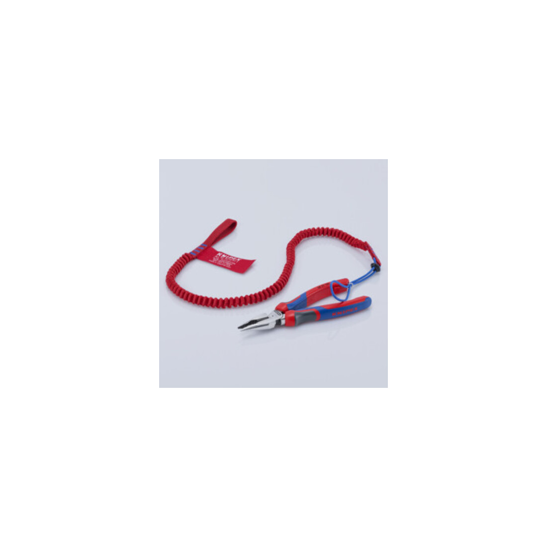 KNIPEX 08 22 185 Spitz-Kombizange mit Comfort-Griffen schwarz atramentiert 185 mm