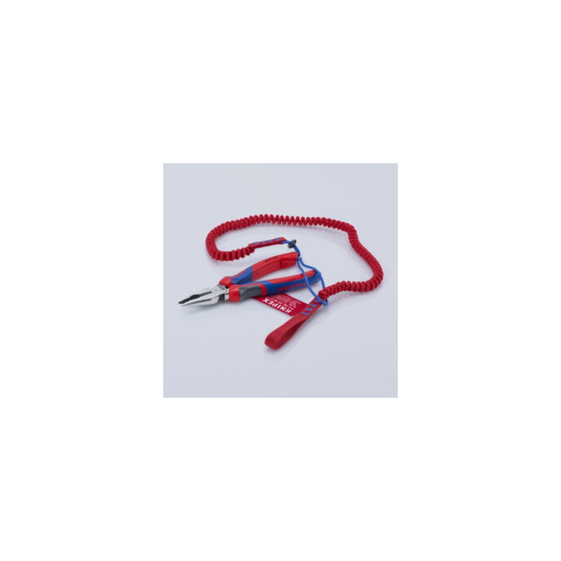 KNIPEX 08 22 185 Spitz-Kombizange mit Comfort-Griffen schwarz atramentiert 185 mm