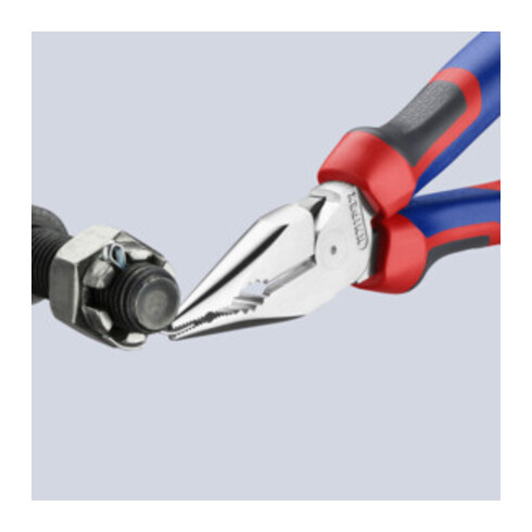 KNIPEX 08 25 185 Spitz-Kombizange mit Comfort-Griffen verchromt 192 mm