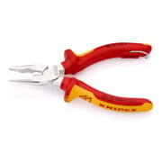KNIPEX 08 26 145 T Puntige combinatietang met bevestigingsoog verchroomd VDE 145 mm-2