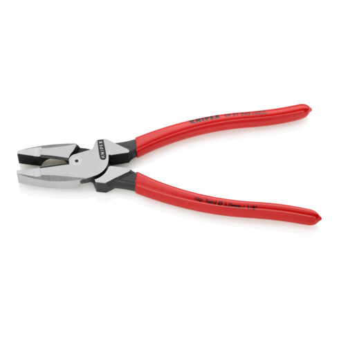 KNIPEX 09 01 240 Kabelzange ''Lineman's Pliers'' amerikanisches Modell schwarz atramentiert 240 mm