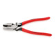 KNIPEX 09 01 240 Kraft-Kombizange "Lineman's Pliers" amerikanisches Modell mit rutschhemmendem Kunststoff überzogen schwarz atramentiert 240 mm-3