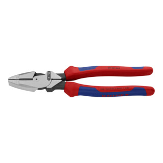 KNIPEX 09 02 240 Kabelzange ''Lineman's Pliers'' amerikanisches Modell schwarz atramentiert 240 mm