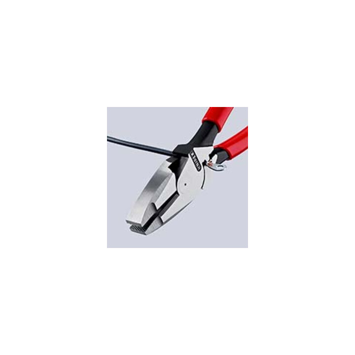 KNIPEX 09 11 11 240 Clé à câble ''Pince de monteur de lignes'' Modèle américain noir atramentisé 240 mm