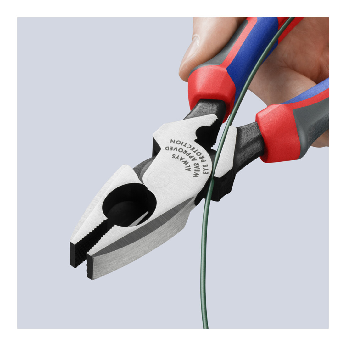 KNIPEX 09 12 12 240 Clé à câble ''Pince pour monteur de lignes'' Modèle américain noir atramentisé 240 mm
