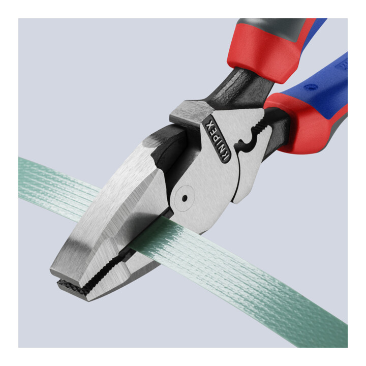 KNIPEX 09 12 12 240 Clé à câble ''Pince pour monteur de lignes'' Modèle américain noir atramentisé 240 mm