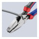 KNIPEX 09 12 240 Kraft-Kombizange "Lineman's Pliers" amerikanisches Modell mit Comfort-Griffen schwarz atramentiert 240 mm
