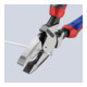 KNIPEX 09 12 240 Kraft-Kombizange "Lineman's Pliers" amerikanisches Modell mit Comfort-Griffen schwarz atramentiert 240 mm