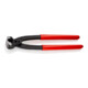 KNIPEX 10 98 I220 Ohrklemmenzange mit Kunststoff überzogen schwarz atramentiert 220 mm-1