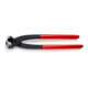 KNIPEX 10 99 I220 Ohrklemmenzange mit Kunststoff überzogen schwarz atramentiert 220 mm-1