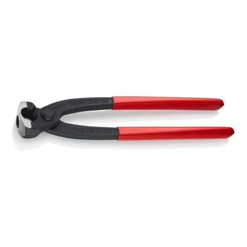KNIPEX 10 99 I220 Ohrklemmenzange mit Kunststoff überzogen schwarz atramentiert 220 mm