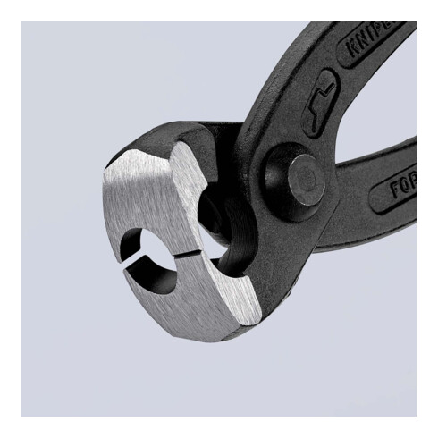 KNIPEX 10 99 I220 Oorklemtang zwart geatramenteerd 220 mm