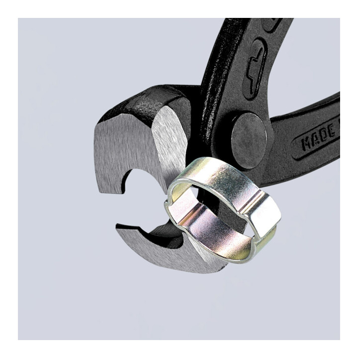 KNIPEX 10 99 I220 Oorklemtang zwart geatramenteerd 220 mm