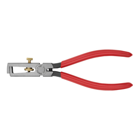 KNIPEX 11 01 160 Abisolierzange mit Öffnungsfeder, universal schwarz atramentiert 160 mm