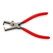 KNIPEX 11 01 160 Abisolierzange mit Öffnungsfeder, universal mit Kunststoff überzogen schwarz atramentiert 160 mm-2