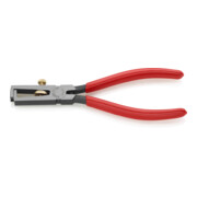 KNIPEX 11 01 160 Abisolierzange mit Öffnungsfeder, universal schwarz atramentiert 160 mm