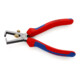 KNIPEX 11 02 160 afstriptang met openingsveer, universeel zwart geatramenteerd 160 mm