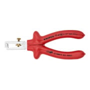 KNIPEX 11 07 160 Abisolierzange mit Öffnungsfeder, universal verchromt VDE 160 mm-3