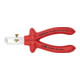 KNIPEX 11 07 160 afstriptang met openingsveer, universeel verchroomd VDE 160 mm