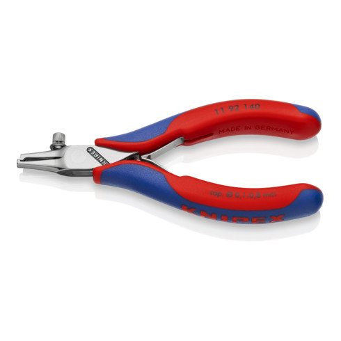 KNIPEX 11 92 140 Elektronik-Abisolierzange mit Mehrkomponenten-Hüllen 140 mm