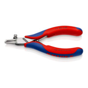 KNIPEX 11 92 140 Elektronik-Abisolierzange mit Mehrkomponenten-Hüllen 140 mm