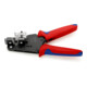 KNIPEX 12 12 06 Präzisions-Abisolierzange mit Formmessern mit Mehrkomponenten-Hüllen brüniert 195 mm