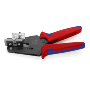 KNIPEX 12 12 12 Präzisions-Abisolierzange mit Formmessern brüniert 195 mm