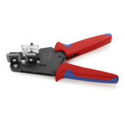 KNIPEX Spelacavi di precisione 12 12 14 con lame sagomate, brunita, 195mm