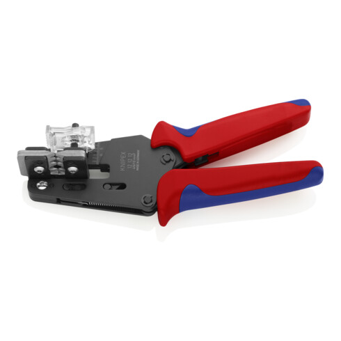 KNIPEX 12 12 Precisie afstriptang met Gevormde Messen gebruineerd 195 mm