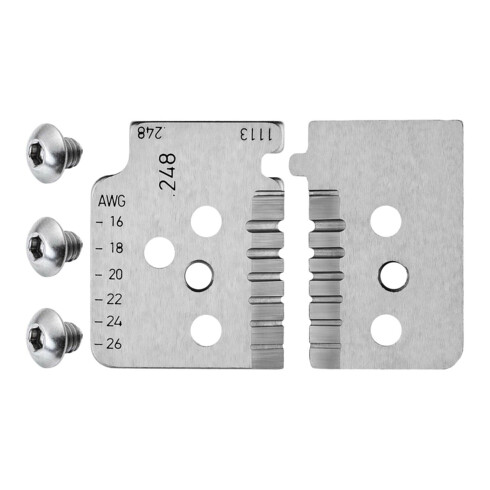 KNIPEX 12 19 14 1 set reservemessen voor 12 12 14