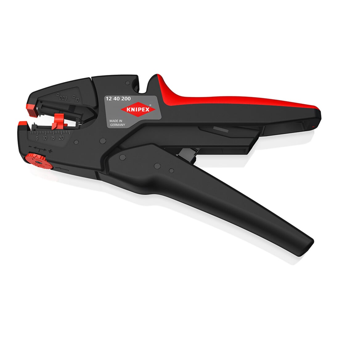 KNIPEX 12 40 200 EAN Selbsteinstellende Abisolierzange 200 mm