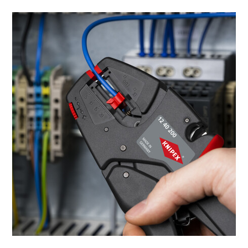 KNIPEX 12 40 200 EAN Selbsteinstellende Abisolierzange  200 mm