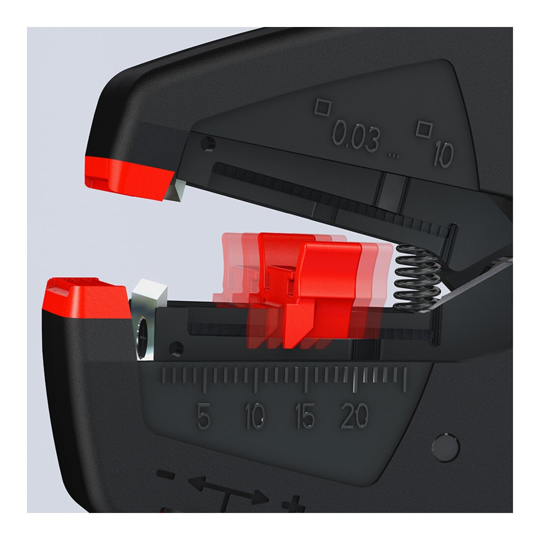 KNIPEX 12 40 200 EAN Selbsteinstellende Abisolierzange 200 mm