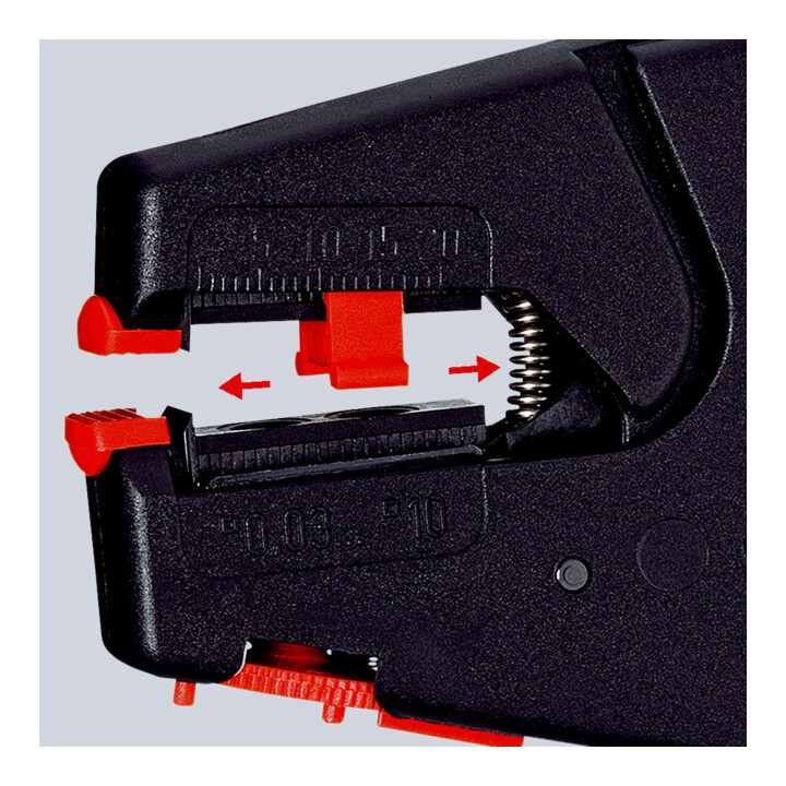 KNIPEX 12 40 200 Pince à dénuder auto-réglable 200 mm