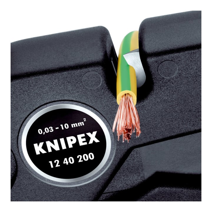KNIPEX 12 40 200 Pince à dénuder auto-réglable 200 mm