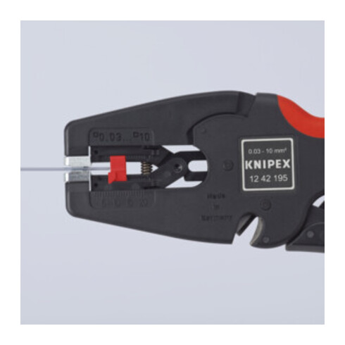 KNIPEX 12 42 195 SB MultiStrip 10 Automatische Abisolierzange 195 mm