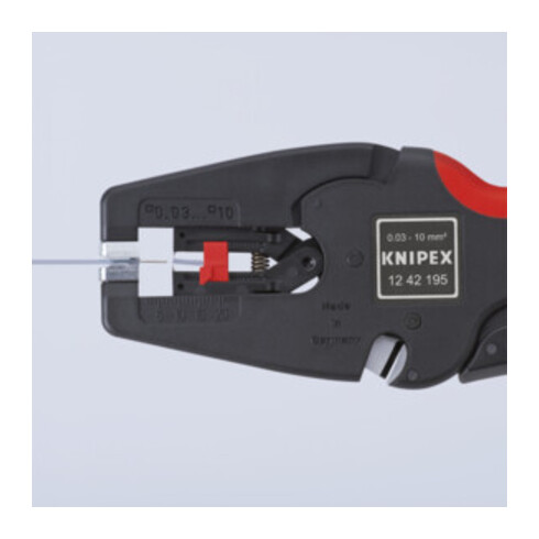 KNIPEX 12 42 195 SB MultiStrip 10 Automatische Abisolierzange 195 mm