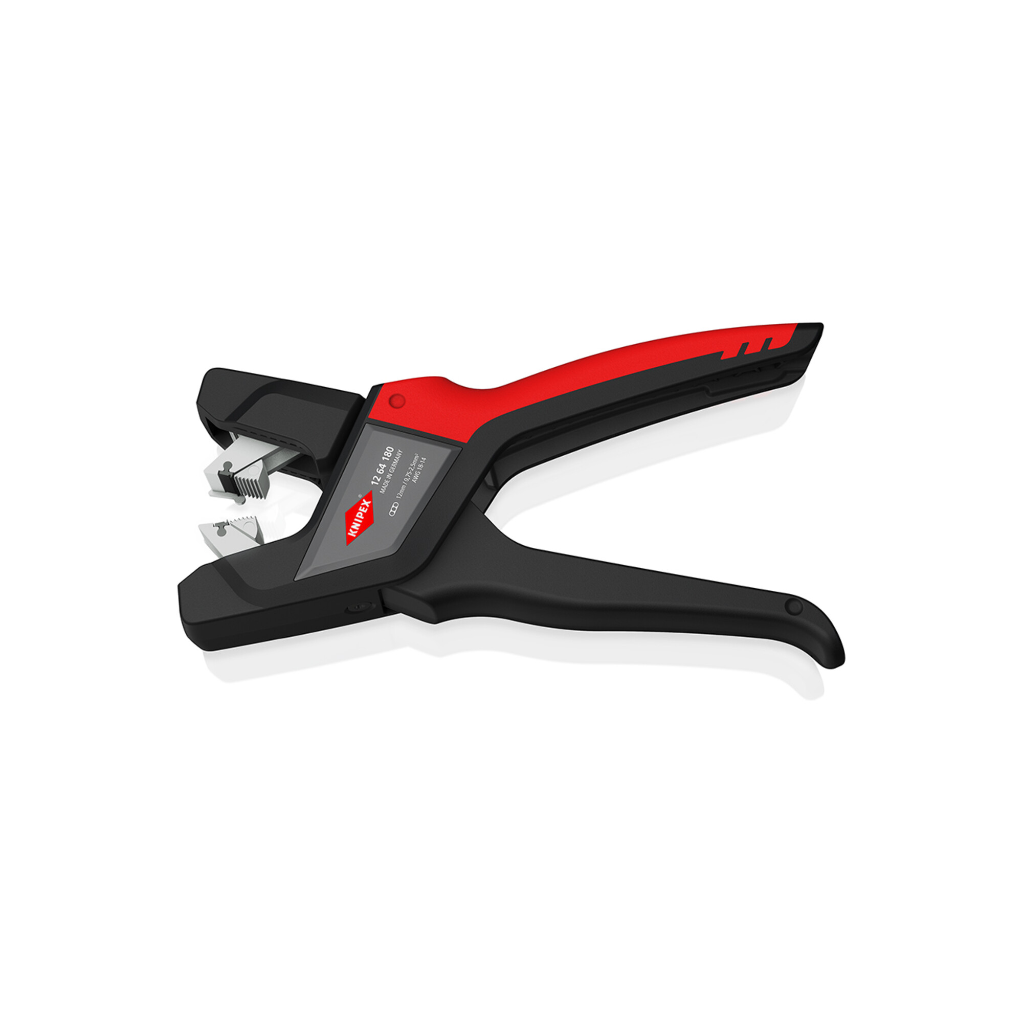 KNIPEX 12 64 180 Automatische Flachkabel-Abisolierzange 180 mm