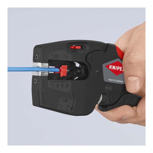 KNIPEX 12 72 190 SB NexStrip® Elektriker-Multiwerkzeug mit rutschhemmenden Kunststoff-Hüllen 190 mm