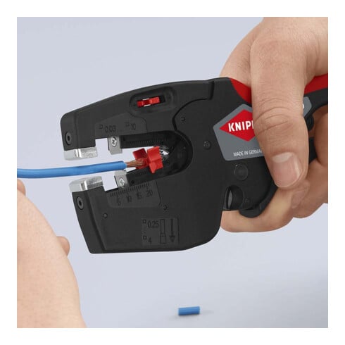 KNIPEX 12 72 190 SB NexStrip® Elektriker-Multiwerkzeug mit rutschhemmenden Kunststoff-Hüllen 190 mm