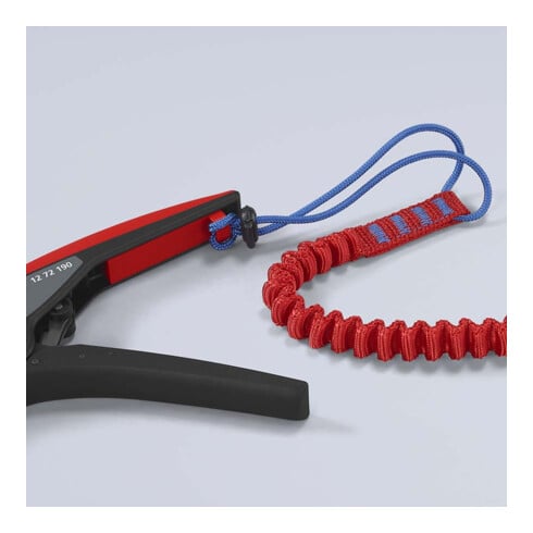 KNIPEX 12 72 190 SB NexStrip® Elektriker-Multiwerkzeug mit rutschhemmenden Kunststoff-Hüllen 190 mm
