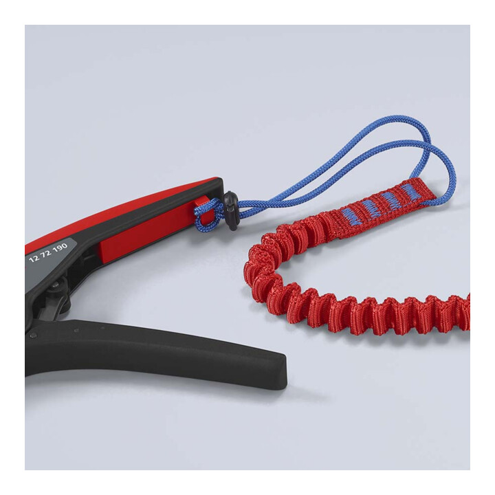 KNIPEX 12 72 190 SB NexStrip® Elektriker-Multiwerkzeug mit rutschhemmenden Kunststoff-Hüllen 190 mm