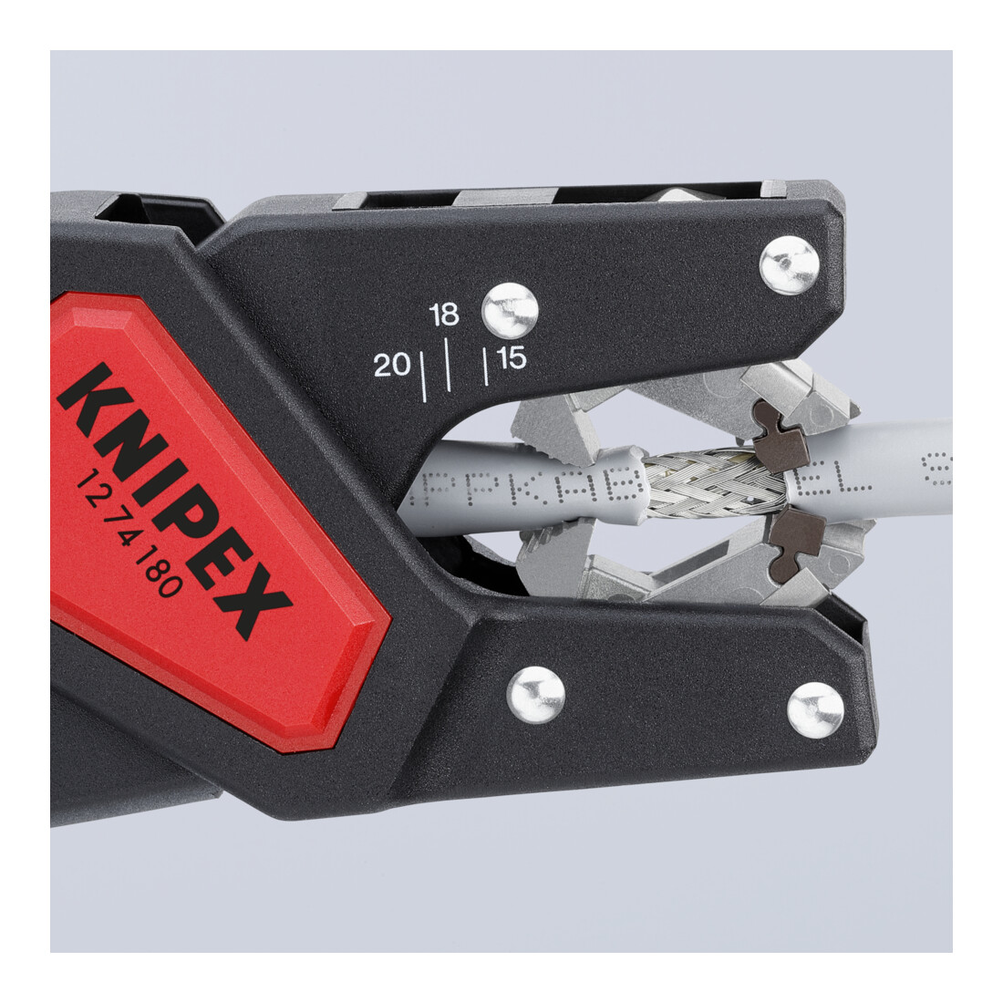 KNIPEX 12 74 180 SB Automatische Abmantelungszange 175 mm
