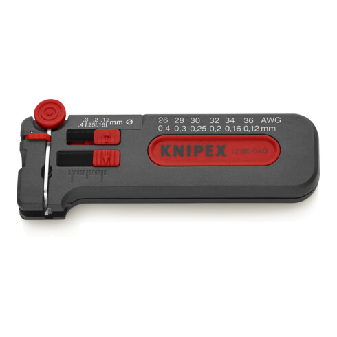 KNIPEX Mini spelafili 12 80 040 SB, 100mm