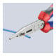 KNIPEX 13 02 160 Verdrahtungszange mit Comfort-Griffen schwarz atramentiert 160 mm